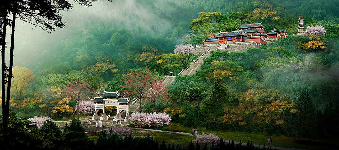 寺廟園林景觀設計